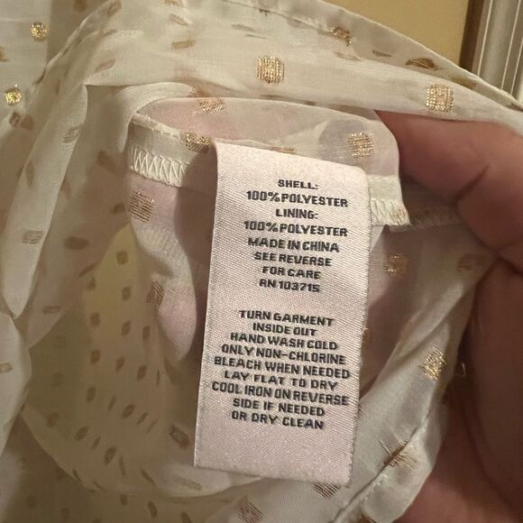 Nanette lepore medium sheer blouse - Picture 7 of 7